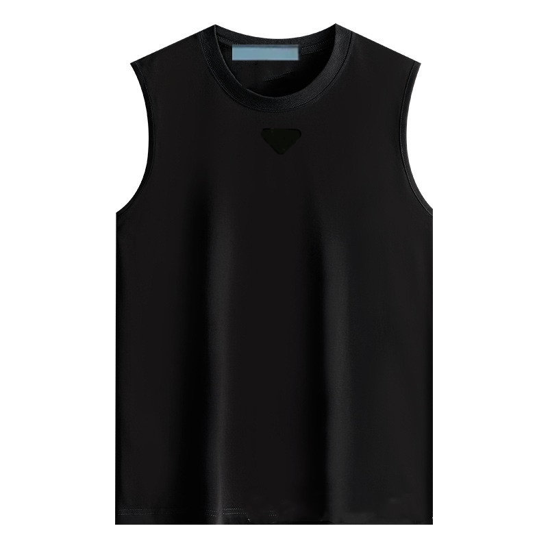 Designer Shirt T-Shirts Mens Tshirts Tee Sleeveless Vest Fashion Tank Top Pure Cotton Fitness Running Sports Summer Loose Vests T Shirt Clothes