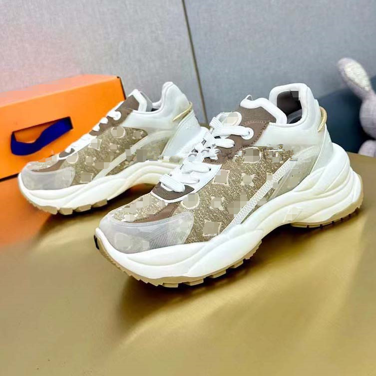 Women Run 55 Running Shoes Away Sneakers Platform Shoes Fashion Classic Rubber Sneaker Leather Outdoors Low-top Trainers 35-41 26 6.6 04
