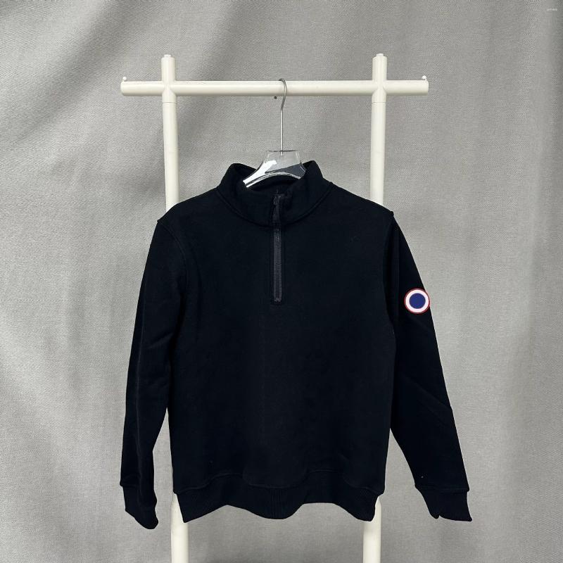 Designer Men's Hoodies Embroidery Polo T Shirts Luxury Tech Fleece Jackets Autumn Half Collar Zipper Coats Long Sleeved Business Casual Fashion