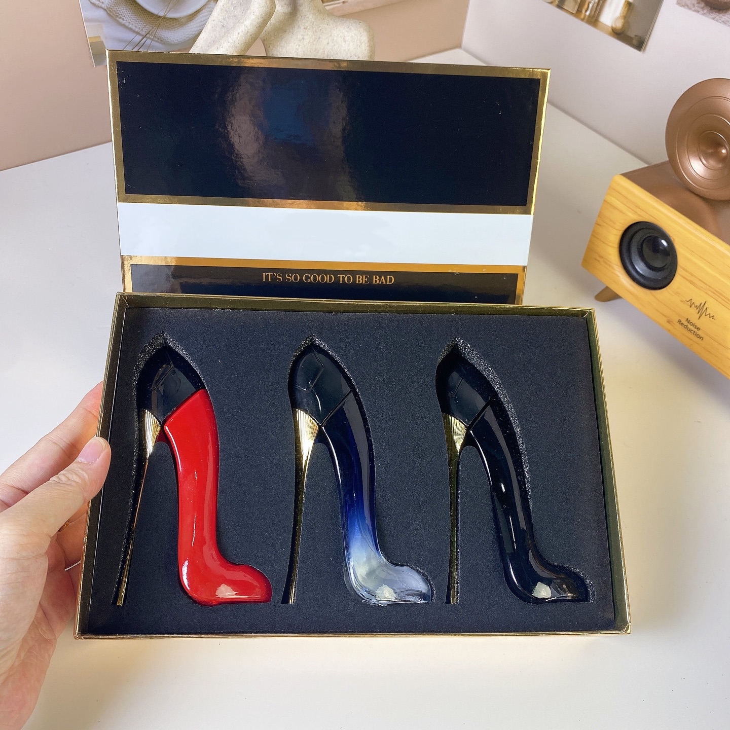 Designer Women Perfumes 30ml 3piece Set Girl Fragrance Long Lasting Smell Woman Lady Parfum Cologne Spray 3pcs Gift Box Kit 3 in 1 High Quality Fast