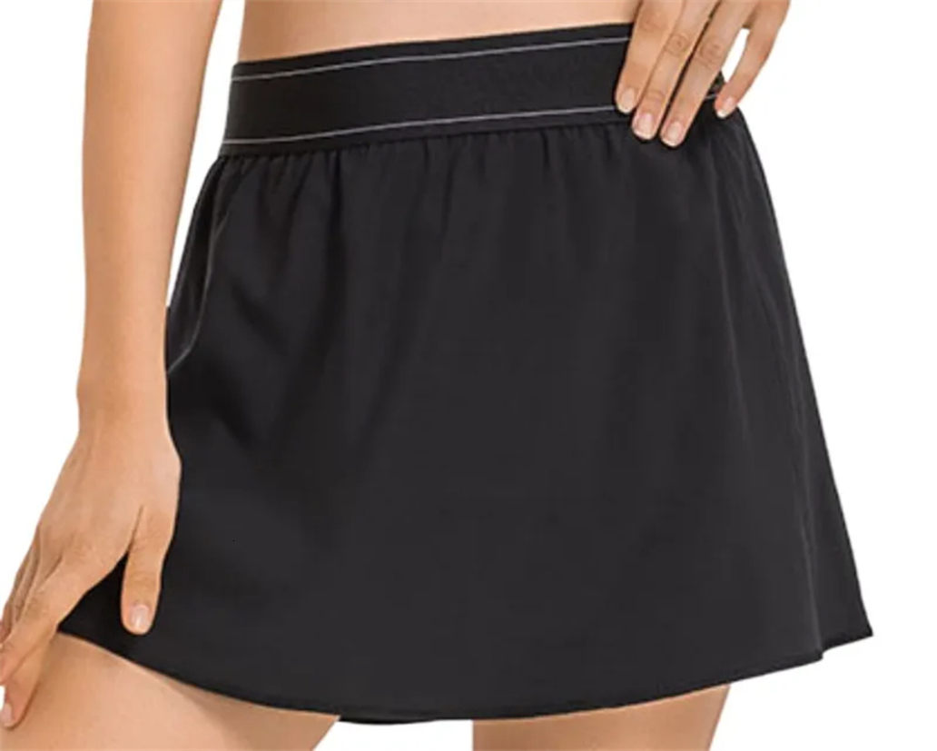 2026 Gym Clothe outdoor Set YOGA SKIRT Workout Set Comfortable Nude Anti Glare Tennis Quick Dry Breathable Yoga Loose Casual Sports Skirt Sport Bra