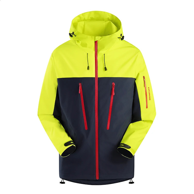 Spring Mens Mountaineering Jacket Windproof and Waterproof Fabric Fashion Hip Hop n Casual Oversize Outdoors Coat 260609BJ