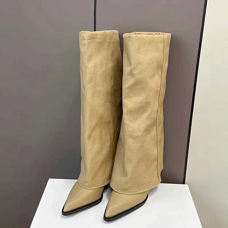 Sexy Pointed Womens Boots Plaorm ig Dress Gladiator Autumn New 2026 New Designer Casual ig eels Gotic Womens Boots 260609 M260805