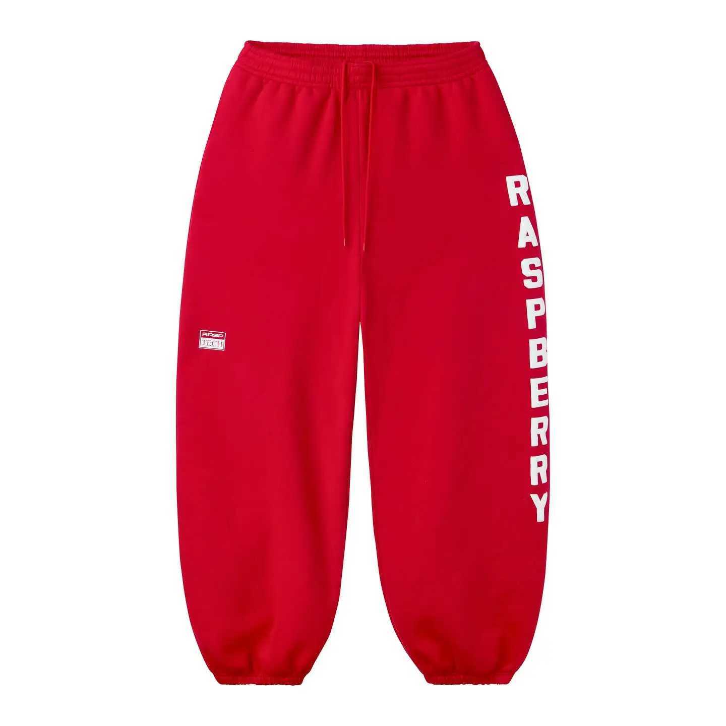 Street Hip Hop Y2K Retro Sweatpants Harajuku Camo Pattern Print Streetwear Men Unisex Casual Red Loose Pants Men Clothing X260609