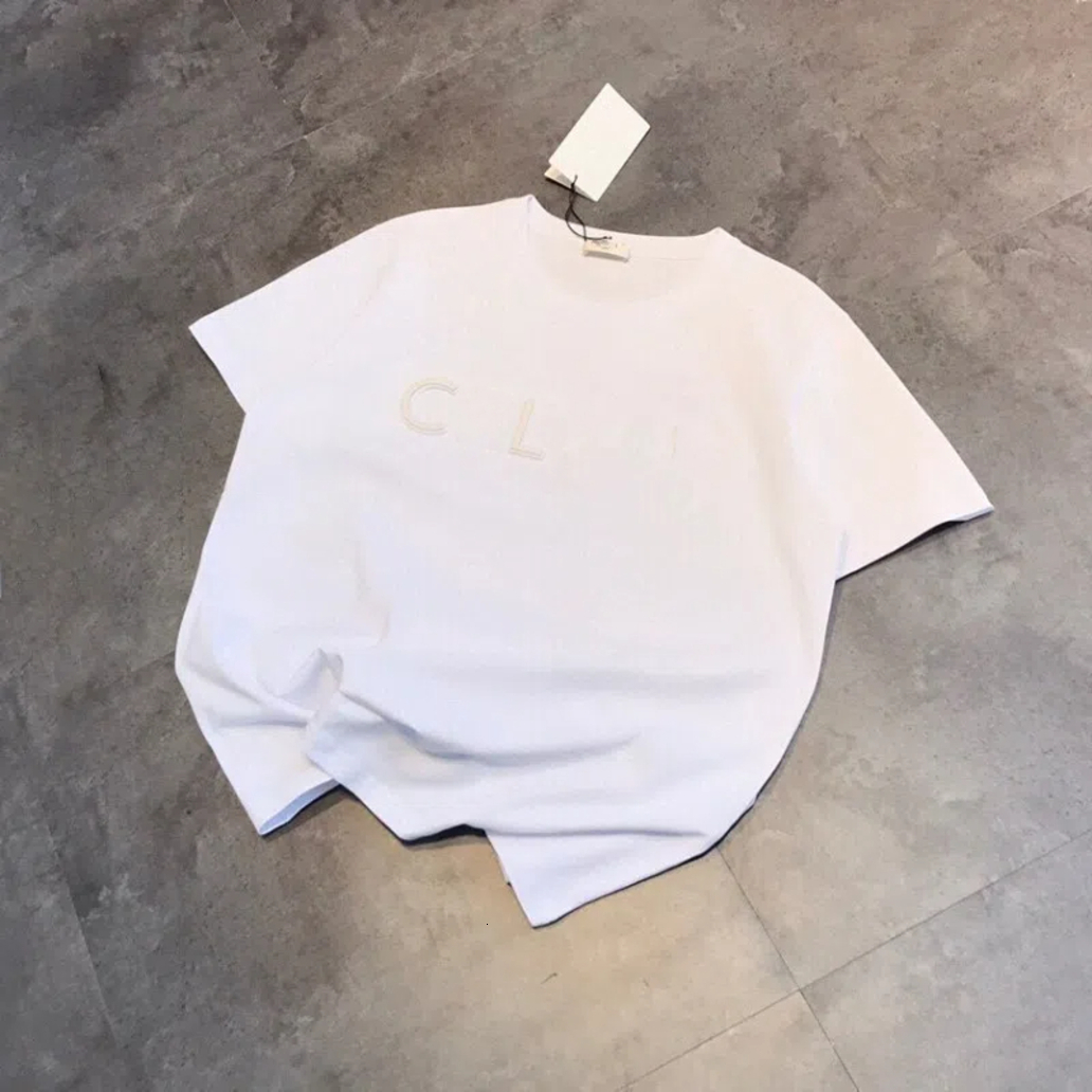 2026 Nuove magliette da donna Camicia da donna di design Abbigliamento Donna di alta qualità Top per donna Lettera Girocollo Maniche corte Versatile
