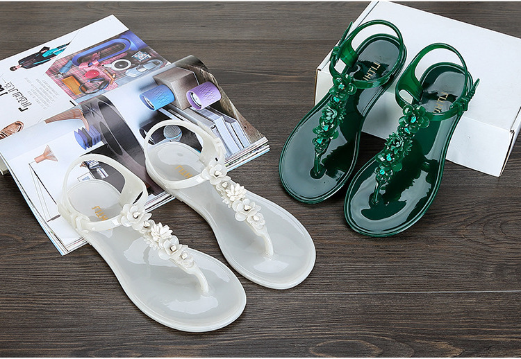 2026 New Ew Hot Selling Summer Women's Female's Flip Flops Mushroom Slippers Pvc Sandals Camellia Jelly Shoes Beach Free Shipping 619 Free