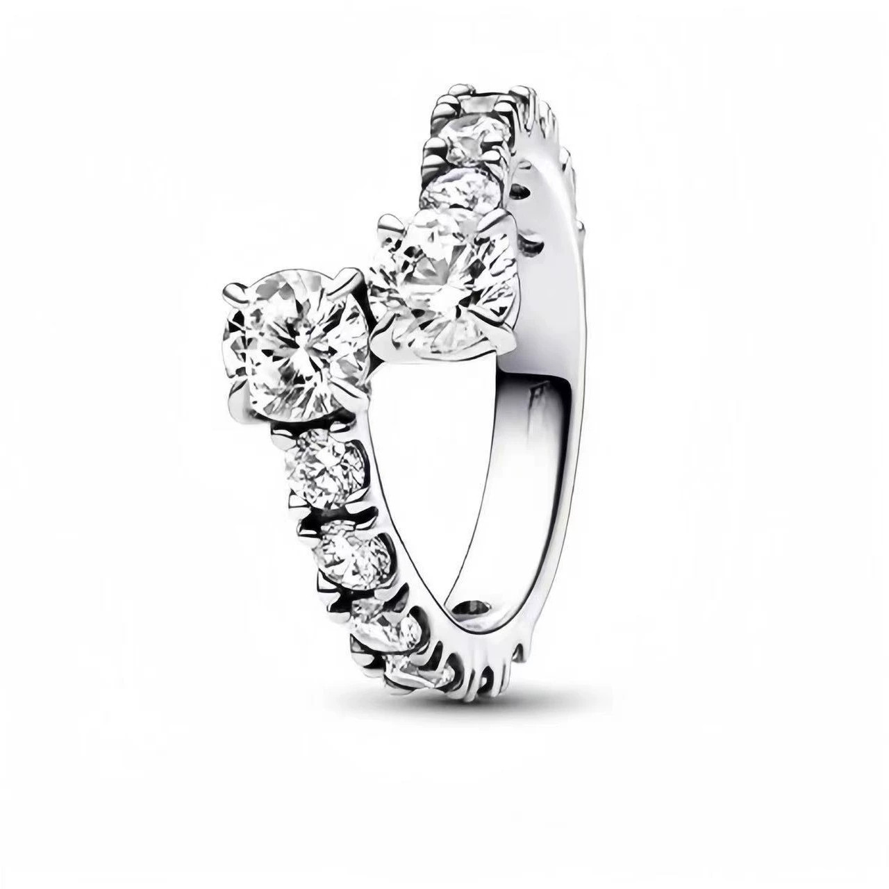 Fashion Women Men Girls Rings Stainless Steel White Copper Silver Gold White Zircon Cartoon Letter Heart Circle Pearl Rings Jewelry A Gift-image-1110076592