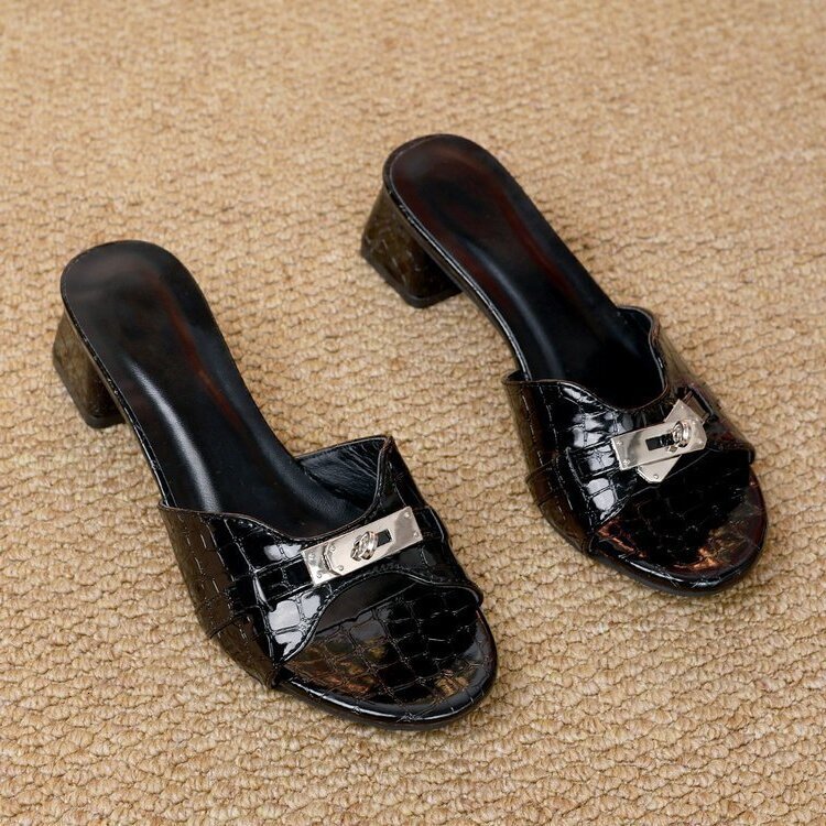 2026 New New Free Shipping Sandals Designer Heels Slippers Womans Shoes Thick Heel Sandal Home Outdoor Sandale D14 Free Shipping