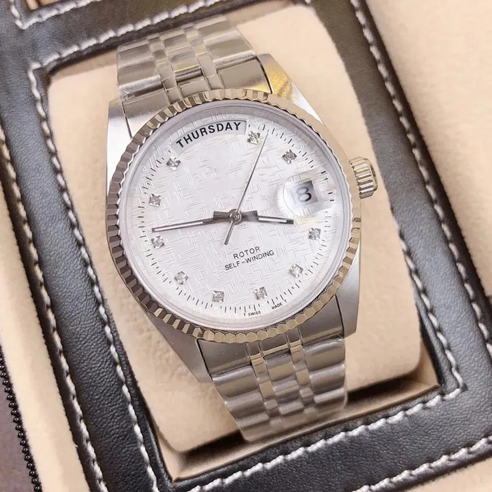U1 Top AAA Watch Retro Prince Princess Series Day Date Watches Mens Womens Automatic Mechanical Movement Sapphire Stainless Steel Strap Wristwatches