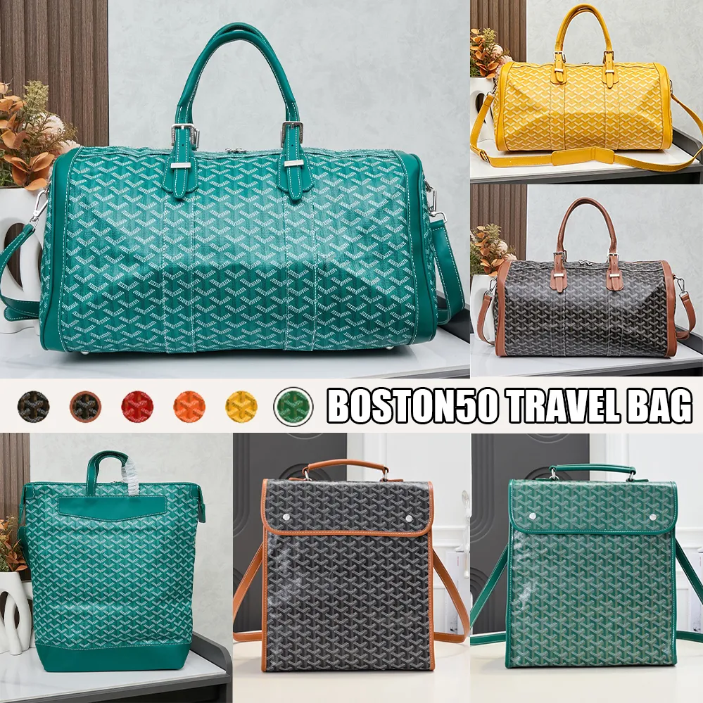 Boston50 Designer Duffle Bag Luxury Travel bag Mens Sports Tote Bag Saint Legrt Genuine Handbag Shoulder Clutch Luggage Crossbody Foldable Backpa-image-1110059492