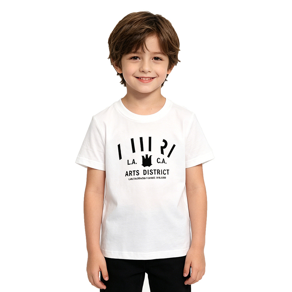 designer 10 styles short sleeve for children summer cotton kids t-shirt fashion boys girls clothes classic letter print childrens tshirts
