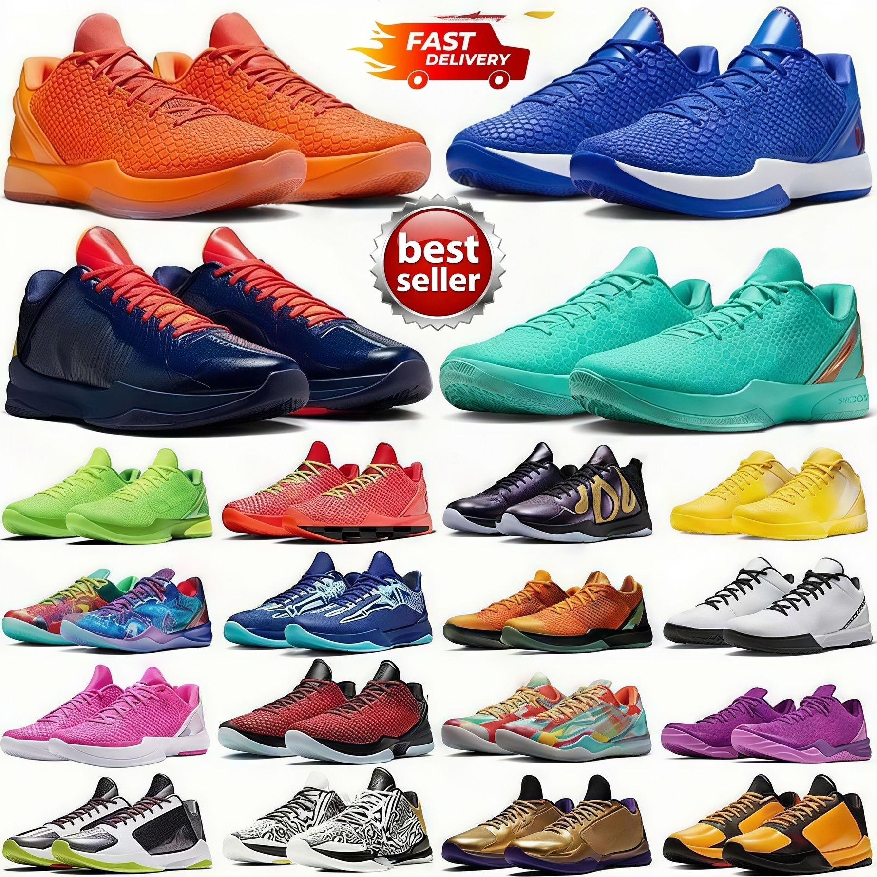 Black Mamba 6 5 Protro Reverse Grinch Grinches basketbalschoenen Mambacita 8 Eybl Think Pink Bruce voor heren dames grote kinderen Topkwaliteit snea