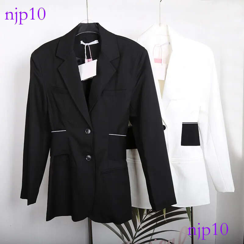 Women's Suits Blazer Luxury designer jacket Slim waist cover suit top Black white fashionable autumn womens temperament coat High quality women