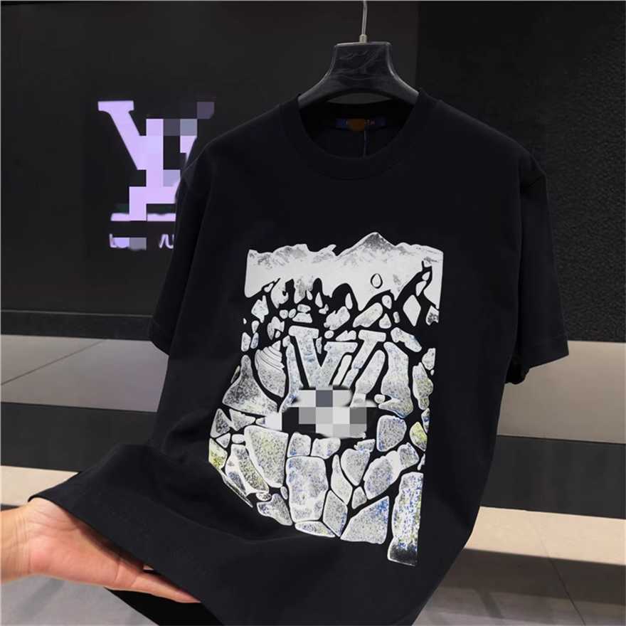 Correct high-quality version 320g high-weight Luojia summer 26SS new model same style as popular online loose-fitting heavy-duty short-sleeveUI7T