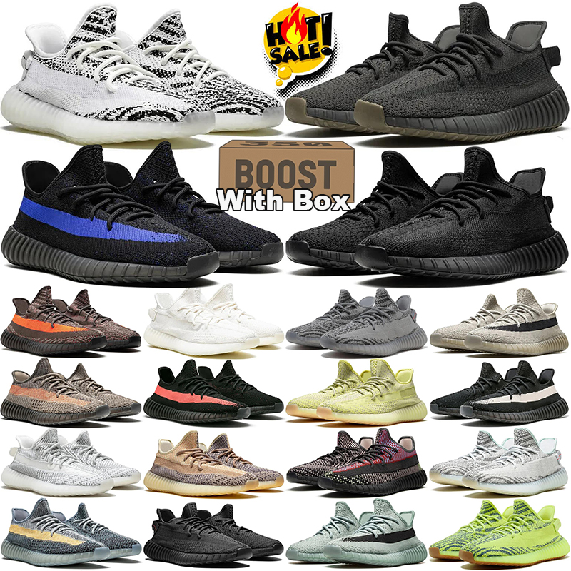 With Box Free Shipping 350 350s Designer Running Shoes Sneakers Mens Trainers Onyx Dazzling Blue Cream Black White Bred Talon Women Men Outdoor S