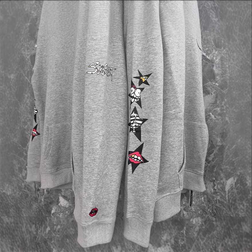American-style hoodies for men and women 24SS new spring and autumn models street fashion brand pure cotton terry hooded sweatshirtA510