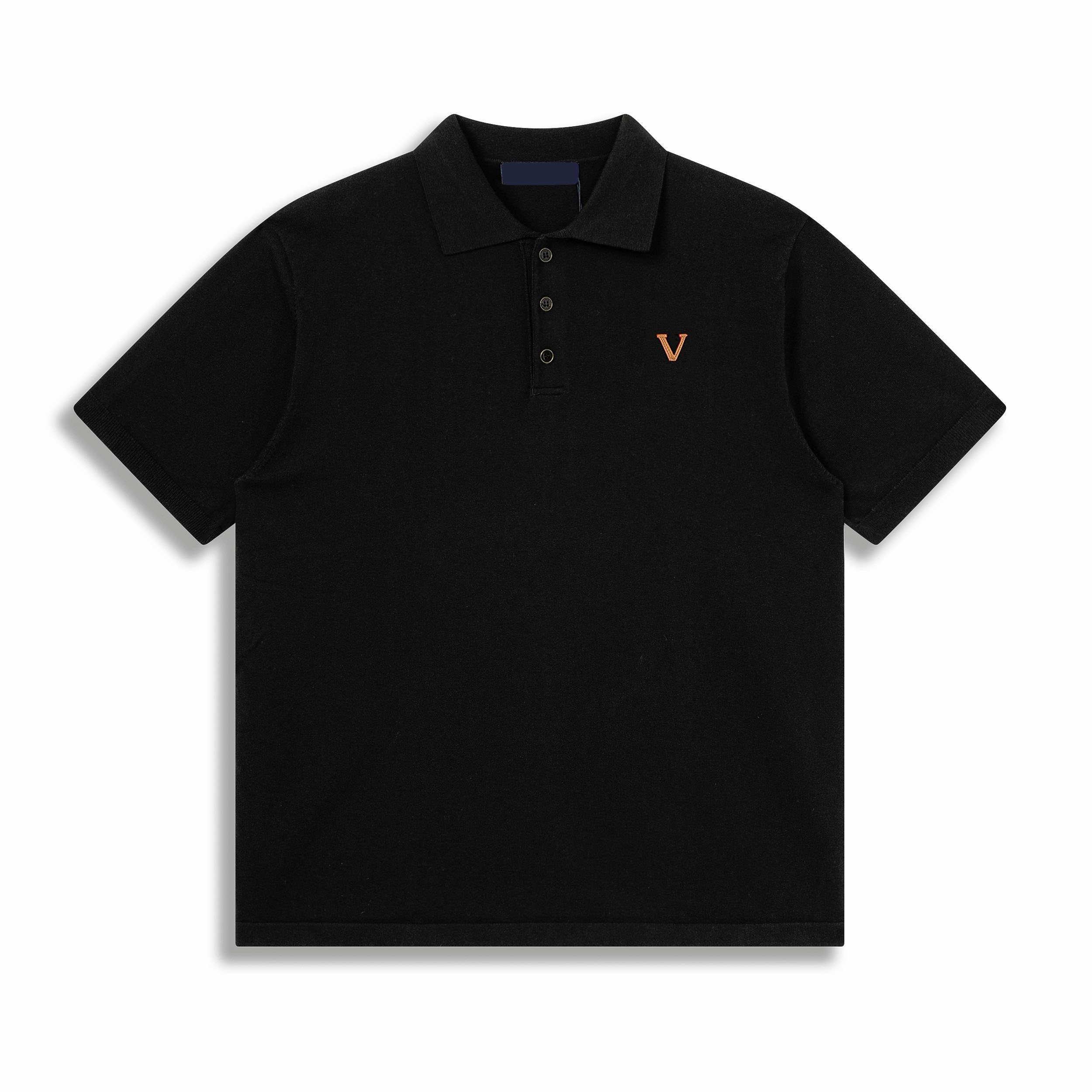 T-shirts pour hommes Polos T-shirt rond, plus le cou de taille brodé et imprimé style polaire vêtements d'été avec street pur coton 22r3