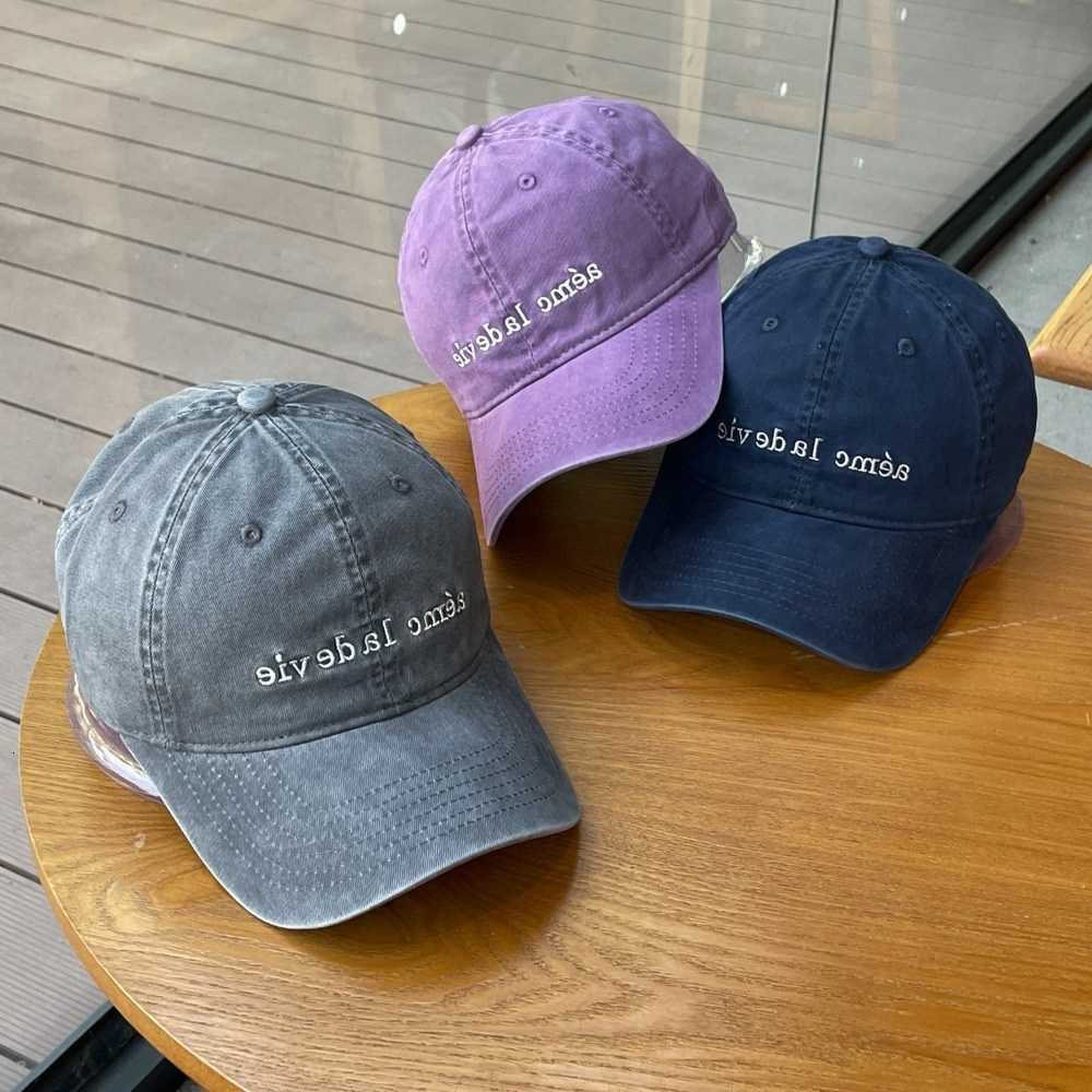 Embroidered Baseball for Letter Women Spring Summer Outdoor Sunscreen Unisex Versatile Hat Sports Casual Men Hip Hop Hat M260611
