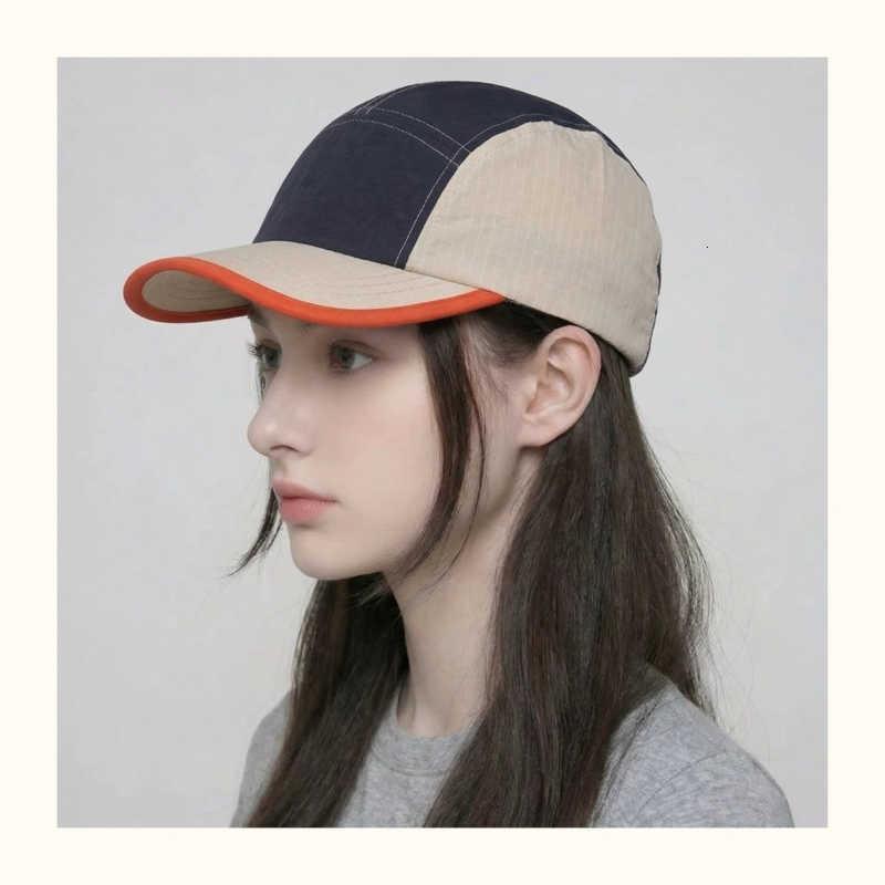 Panel Vintage 5 Color Block Summer Outdoor Sports Baseball for Women Streetwear Adjustable SnapHat M260611