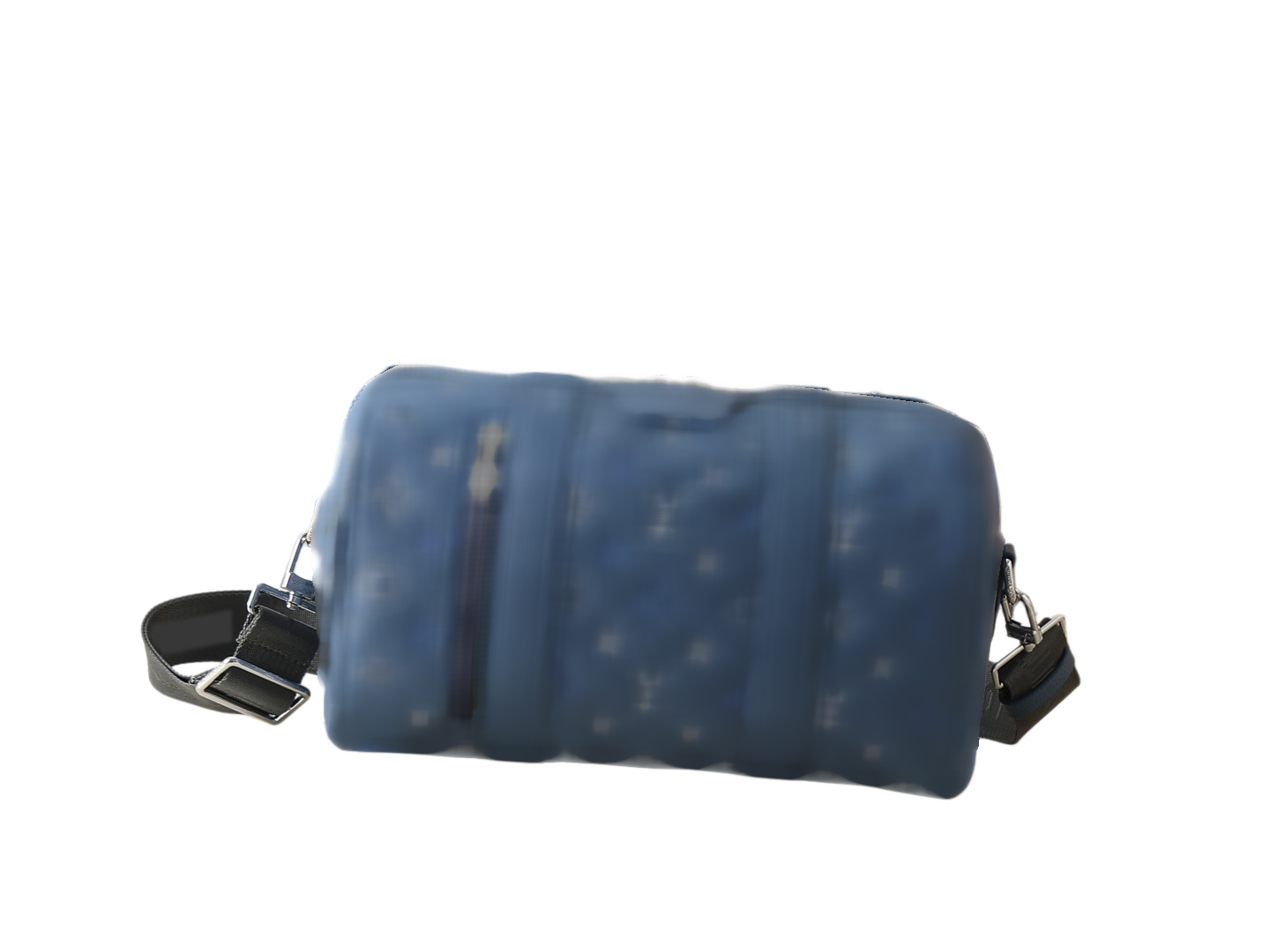 Fourre-tout polyvalent en cuir de vache avec doublure en tissu, double fermeture éclair et option bandoulière amovible