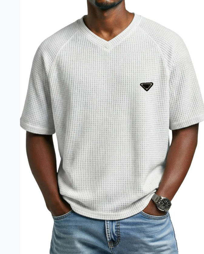 t shirt designer tshirt mens tshirts Summer T Shirts Fashion Clothing Popular Waffle knitting Tee Tops Tee Luxury Short Sleeve top Clothing 4XL