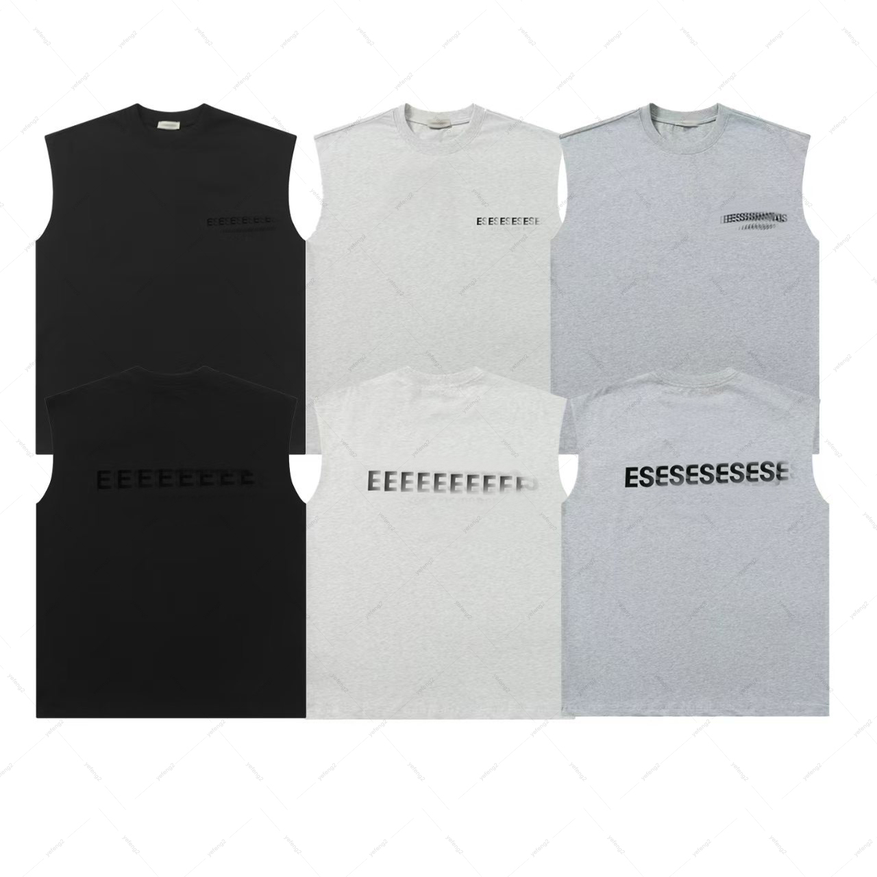 Mens tank tops Underwear basketball training sports embossed letter season running Fitness base T shirt-image-1110027902