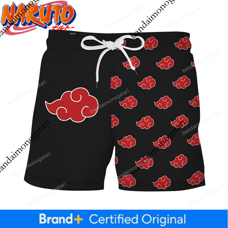 Cross-Border TUME Naruto 3D Digital Print Men's Vacation Beach Summer Casual Sports Shorts Wholesale 9Bbd