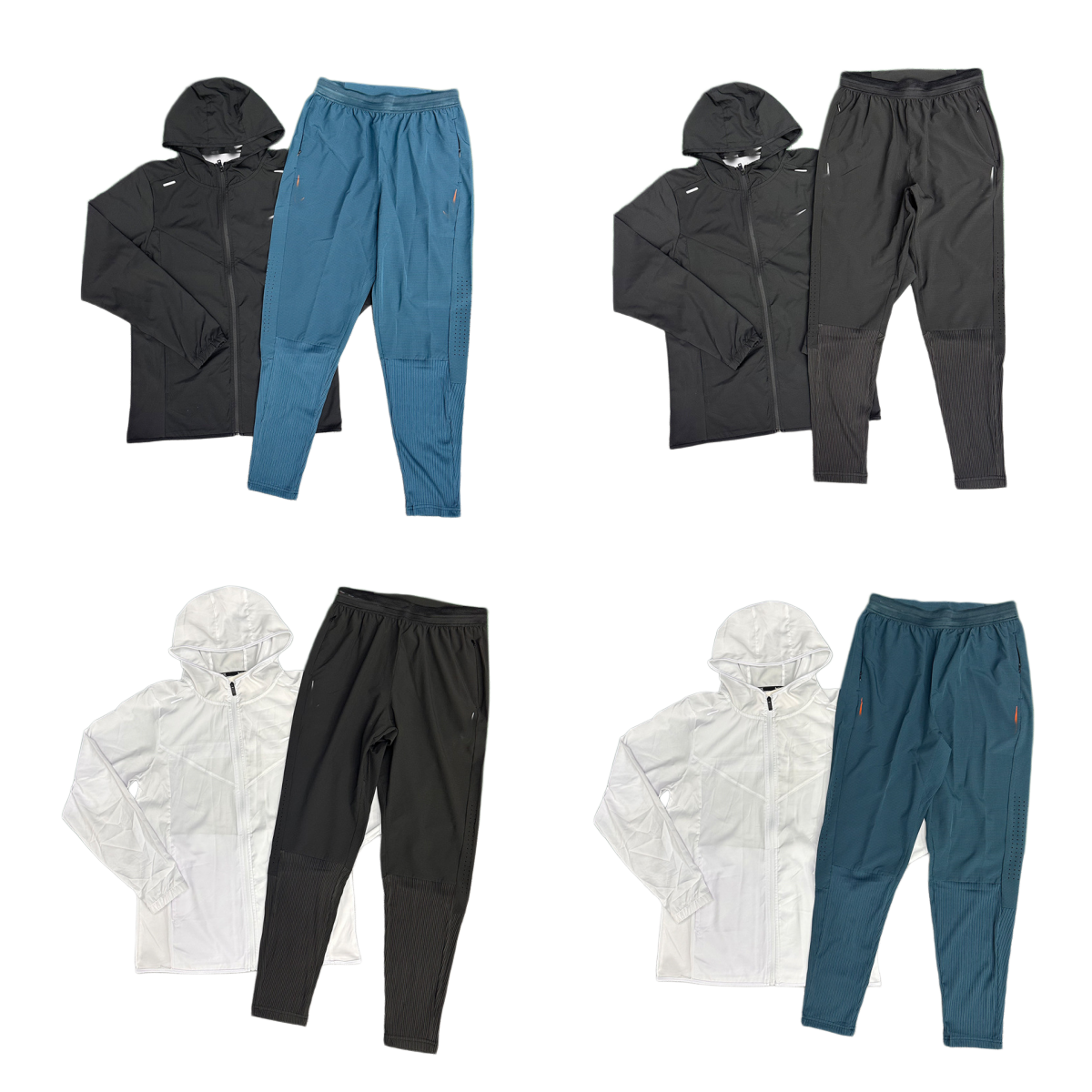 Designer tracksuits nikki mens sportwear quick drying men's women's training suit long sleeved breathable ribbed athletic woven tennis pan