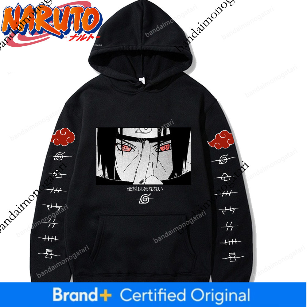 Foreign Trade Cartoon Naruto Anime Print Fleece Hooded Sweatshirt For Men And Women E280