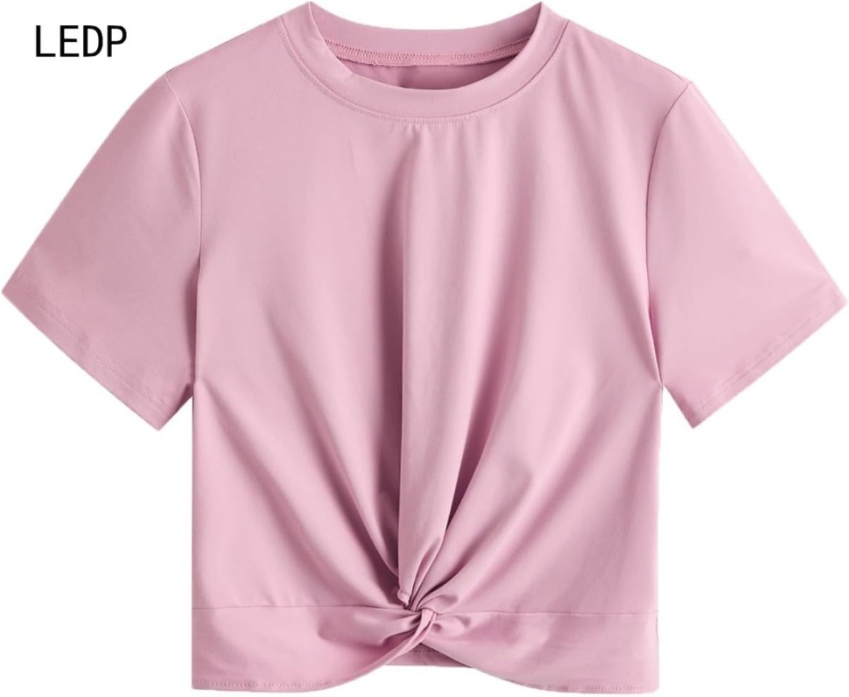 288222 T-shirt à col photosynthétique en chlorophylle pour femmes, grande taille, revêtement sensible à la lumière, changement de couleur, course
