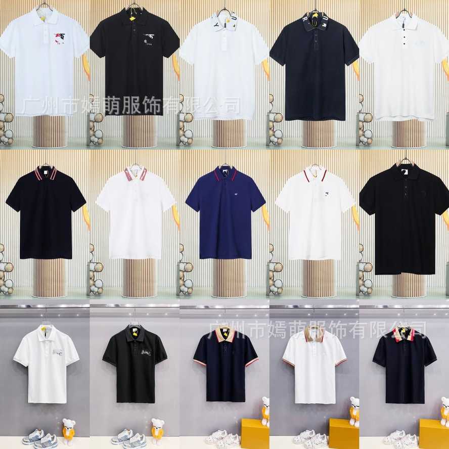 Correct version of Bas Ms and new summer POLO shirts casual loose-fitting collared short-sleeve T-shirts for men and women trendy{category}