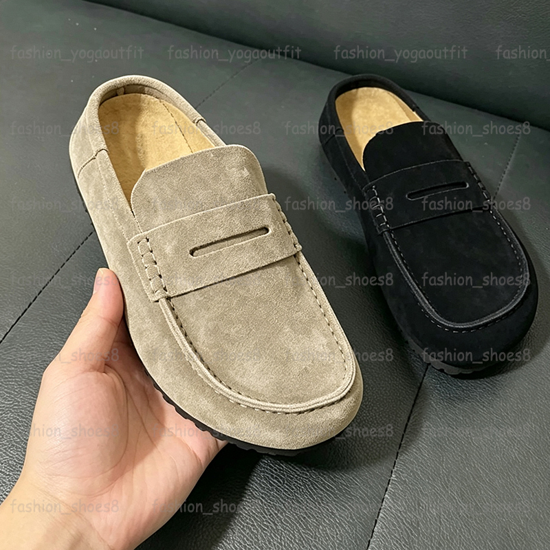 Designer Naples Wrapped Clog Slippers Suede Leather Round Toe Platform Clogs Scuffs Comfortable Women Men Cork Slides Outdoor Casual Shoes