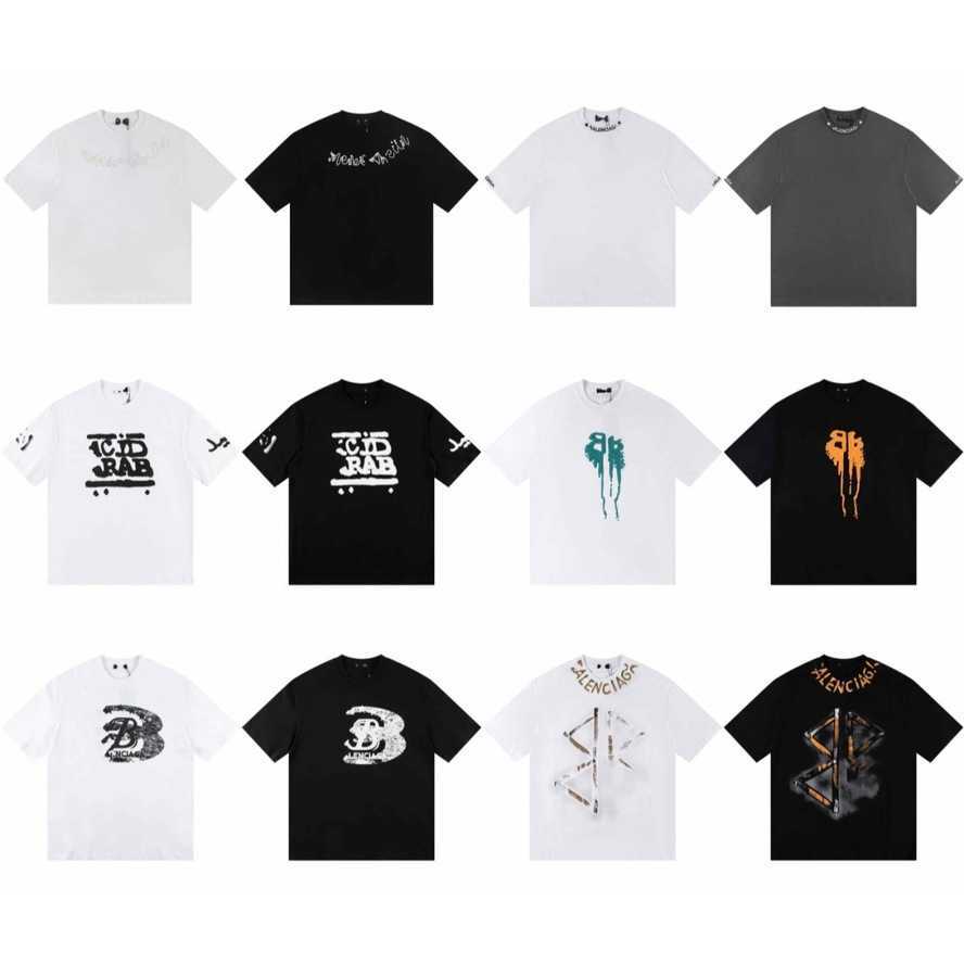 Correct version High-end version Paris B-brand short-sleeve new model pure cotton T-shirt{category}