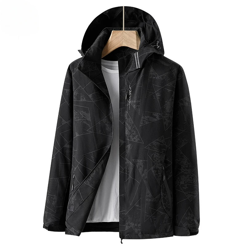 Mens Korean Fashion Waterproof Jackets for Women Sports Reflective Sun Protection Clothing Outdoor Hunting Trekking Windbreakers 260611