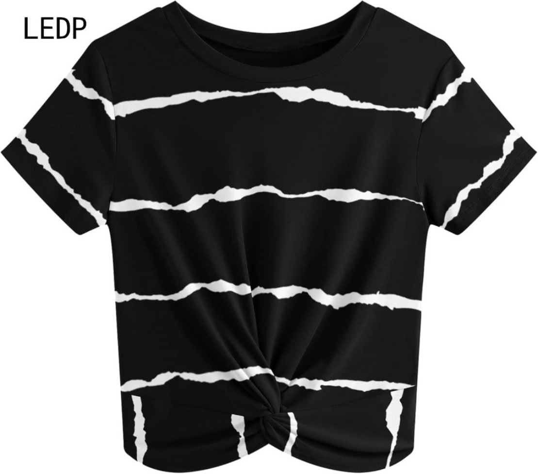 182474 Dewdrops refraction light effect large size women's T-shirt crystal micro beads decoration yoga slim forest morning light catcher-image-1110050405
