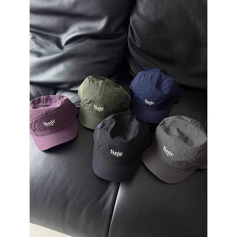 Baseball 5 Panel Navy Blue Caps Breathable Mesh Quick Dry Outdoor Sports Hat for Men Women Running Hiking Travel M260611