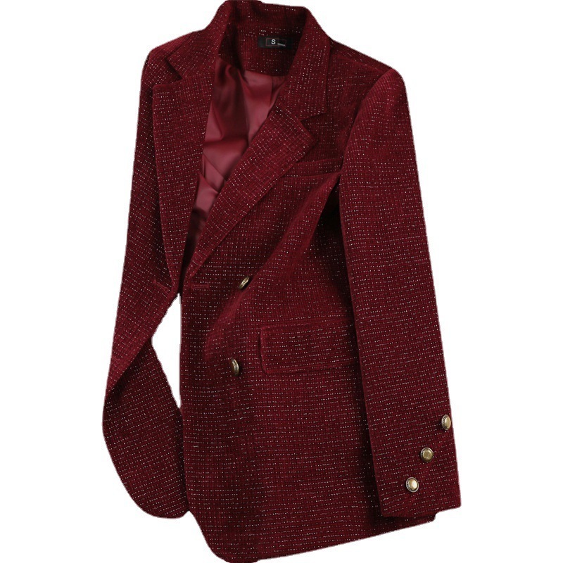 Womens Sparkle Blazer Dress Jacket Deep V Neck Tailored Coat Elegant Party Dresses for Formal Evening Cocktail Wear Lady Outfit 251211