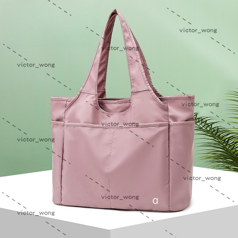 A612 Large Capacity Nylon Yoga Tote Bag Multi-Pocket Water Resistant Shoulder Bag for Work Travel Gym