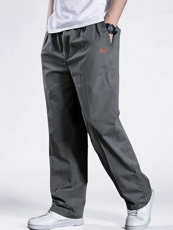 Mens Casual Jogger Pants Relaxed Fit Cargo Drawstring Sweatpants Hiking Outdoor Twill Sport 260612