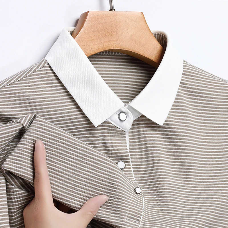 Mens New Striped Business 2026 Casual Short Sleeved Shirt Fashion Short Sleeved Comfortable and Breathable Top M260612