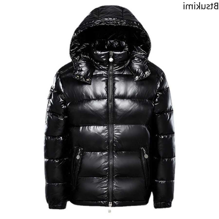2026 Fashion Waterproof Short Cotton Jackets Mens Black Lightweight Snow Parkas High Quty Glossy Winter Male Q260612