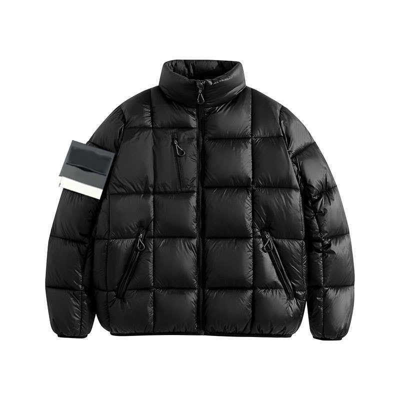 Designer Puffer Jacket Men Stoned Landly as Compass Patch Winterjacket Jacket Oversized Coats ThicknessWinter Puffer Windbreaker Parka Down Doudoune
