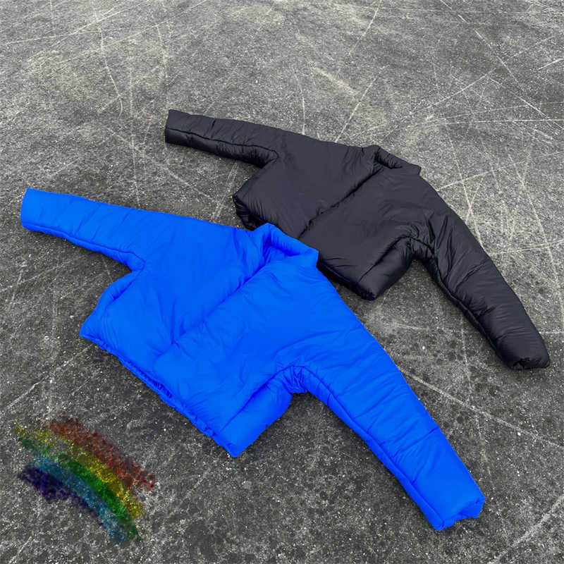 2023fw YZY DONDA PUFFER JACK Parkas Men Women Solid Color Velvet Thicken Kp Warm Down Jacket Coats Q260612