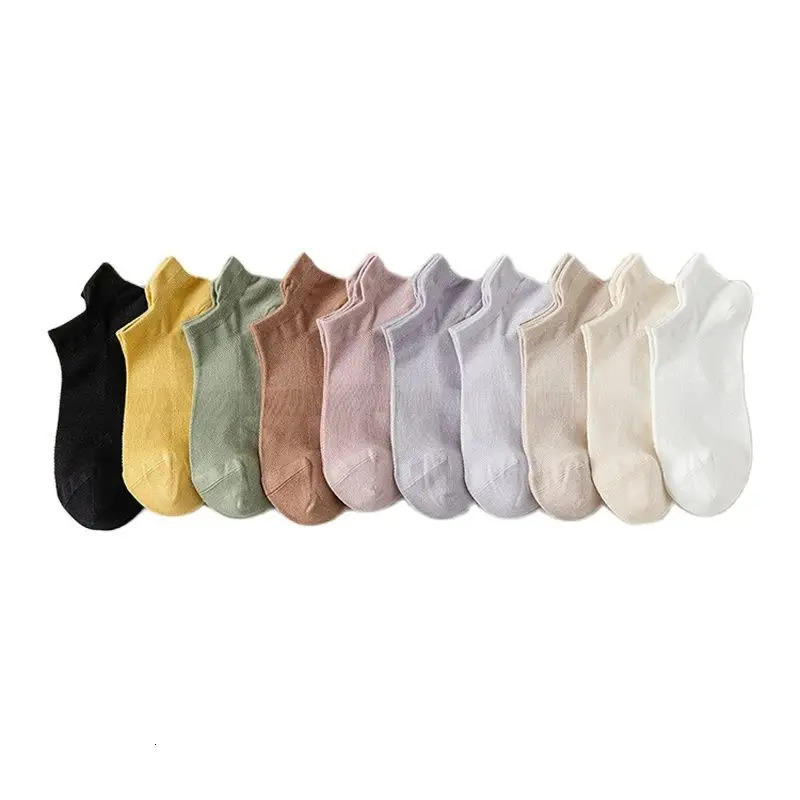 Summer High Quality Cool Mens Bamboo Fiber Socks Thin Short Sock Harajuku Solid Color Women Invisible Sock 260612
