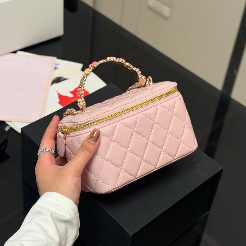 Shoulder bag Designer Vanity Bag with Mirror Cosmetic Bags with Chain Strap Crossbody Bag High Quality Leather Bag Womens Case Small Large Handbag M