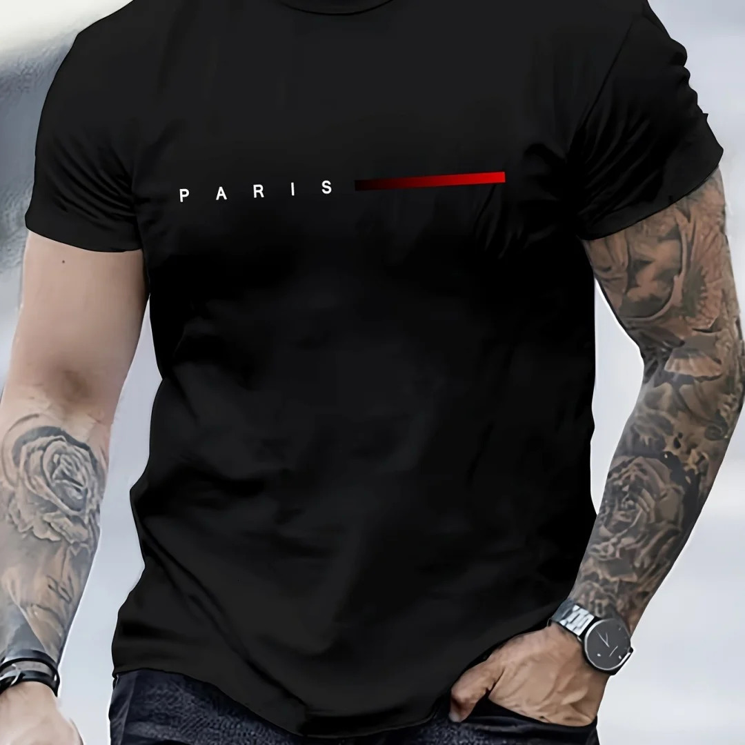 Mens 100 cotton summer loose Creative Letter print casual slim fit round neck short sleeved T-shirt top 260612