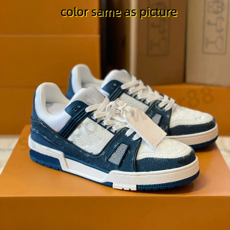 2026 new skate Summer Breathable Classic Mens Women Casual Shoes White Chunky Trainer shoes Designer Sneakers Printing Low Cut Green 36-45 S12