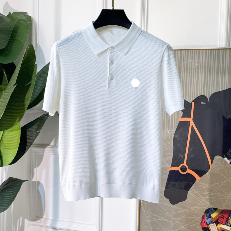 Polo Shirt Top Men Shirt Graphic Tee Ice Silk Cooling Fabric Shirt Breathable T-Shirt Luxurious Short Sleeve Tee Colorful Smart Casual Shirt Pattern