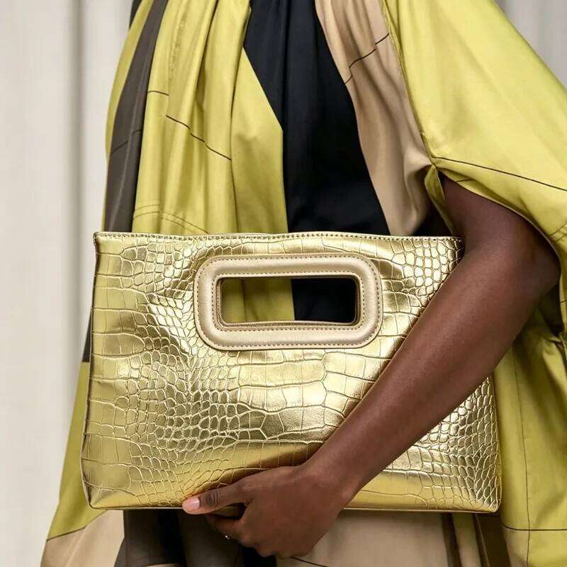 Ladies' vintage crocodile pattern handbag, elegant and light luxury temperament, messenger bag