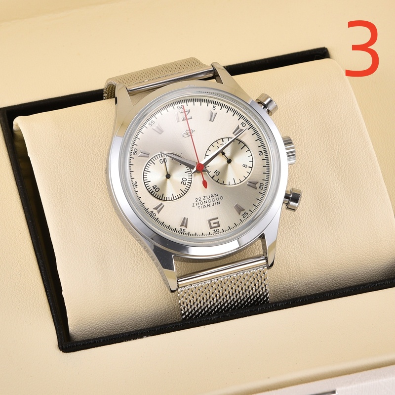 Sea gull Wrist Watches for Men 2026 Mens Watches Five needles All dials work Quartz Watch Top Luxury Brand Chronograph Clock Steel And Fabric Belt F